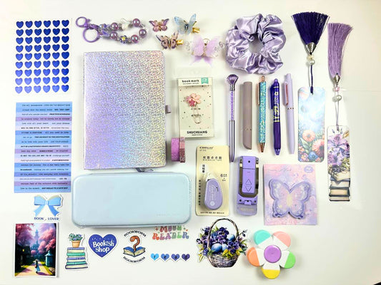 Lavender Bookish Gift Set